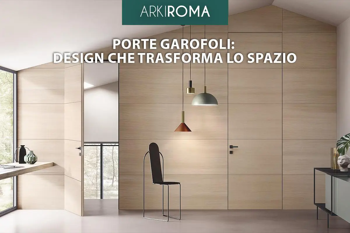 Porte Garofoli a Roma: filomuro e a tutta altezza per progetti di design