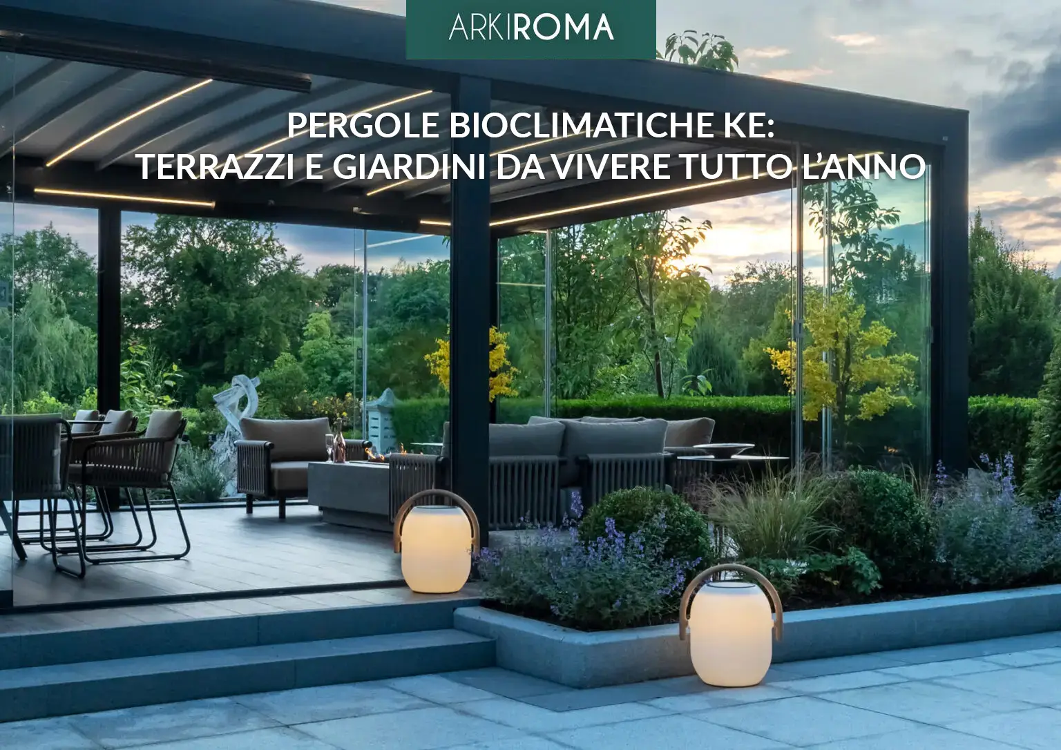 Arkiroma pergole bioclimatiche