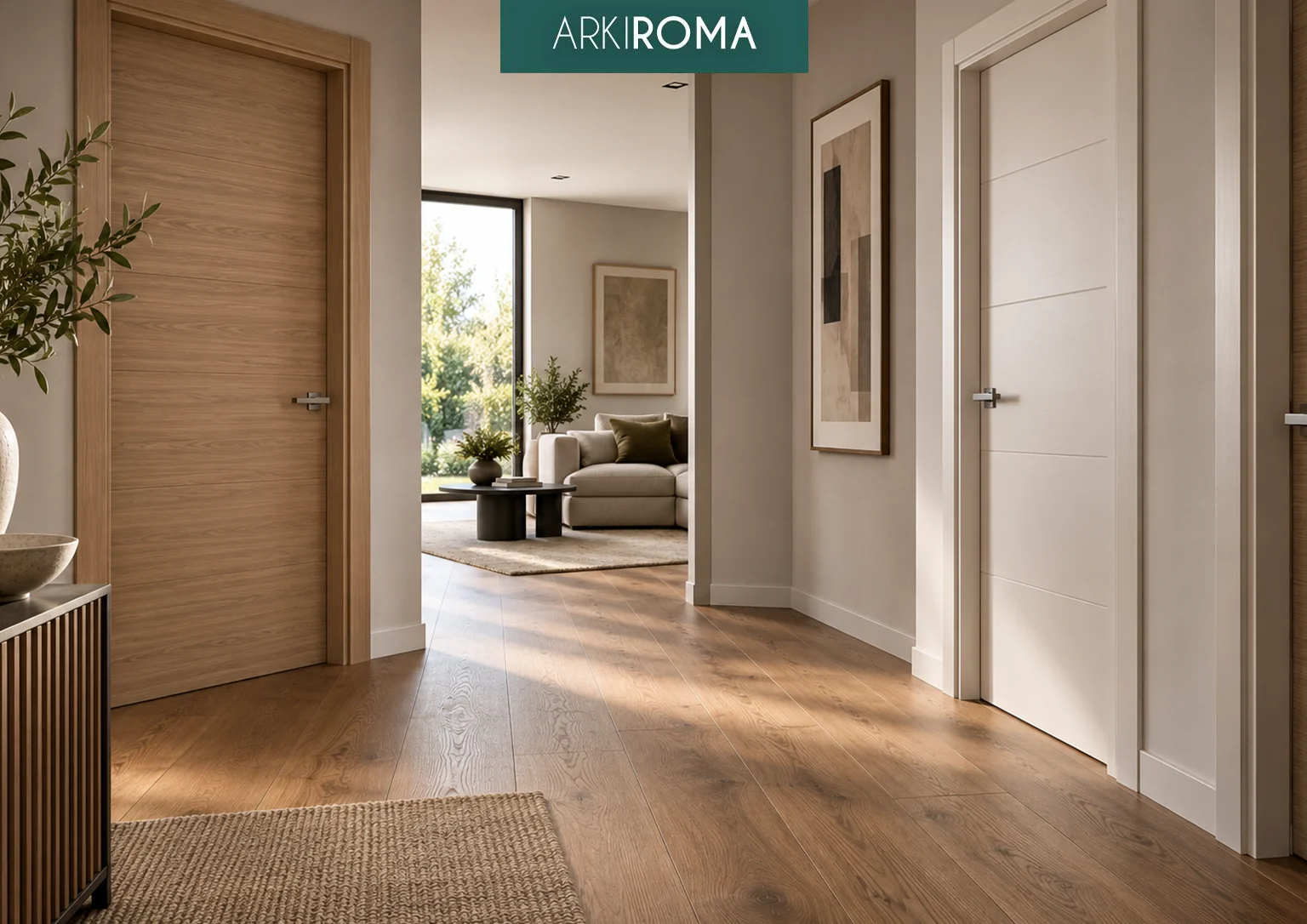 Porte interne e pavimento - Arkiroma