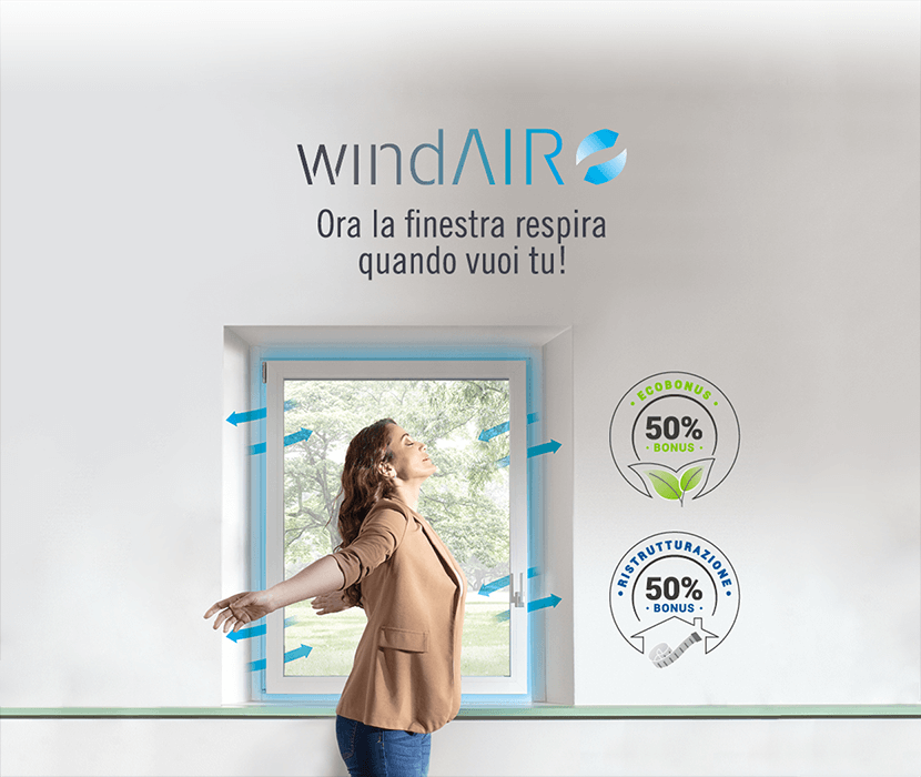 Oknoplast WindAir: la finestra che respira